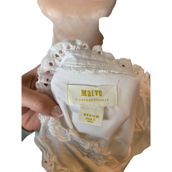 Maeve Ruffled Eyelet Blouse - Picture 6 of 9